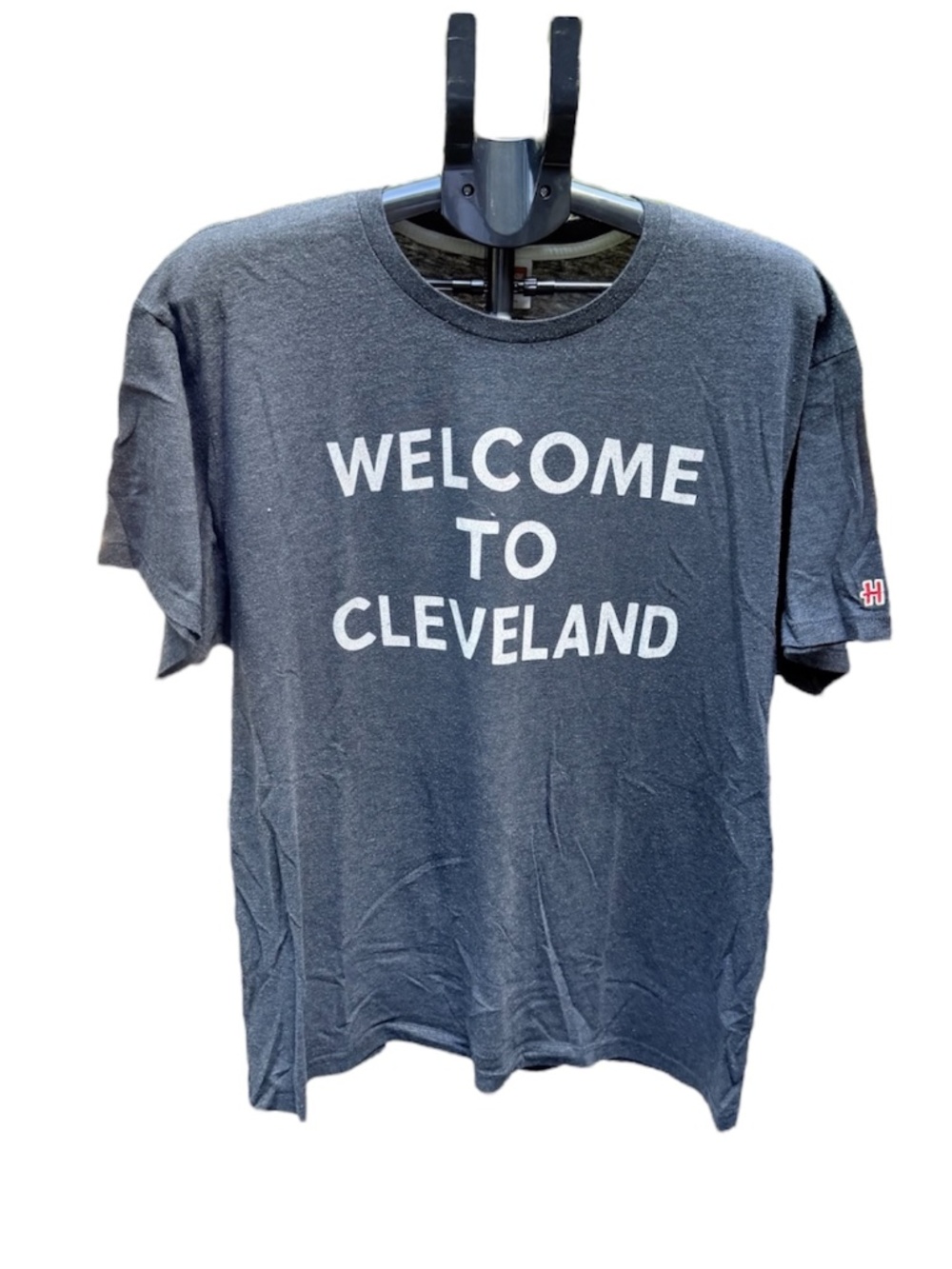 Homage  Mens Welcome to Cleveland Dark Gray T-Shirt Size XXL Ohio
